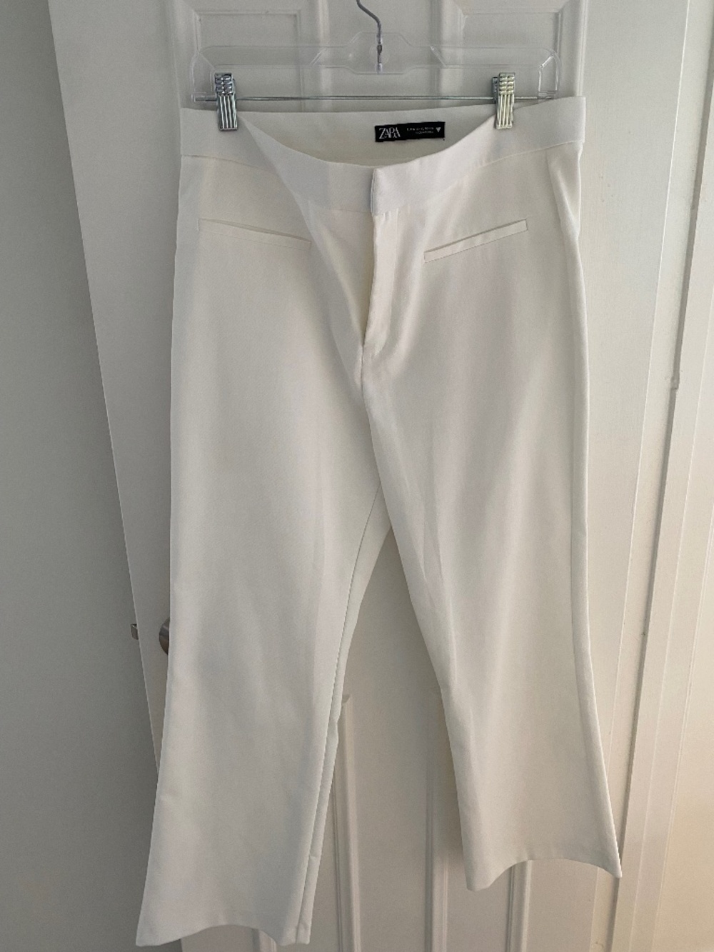 Zara off white ankle pant size XL